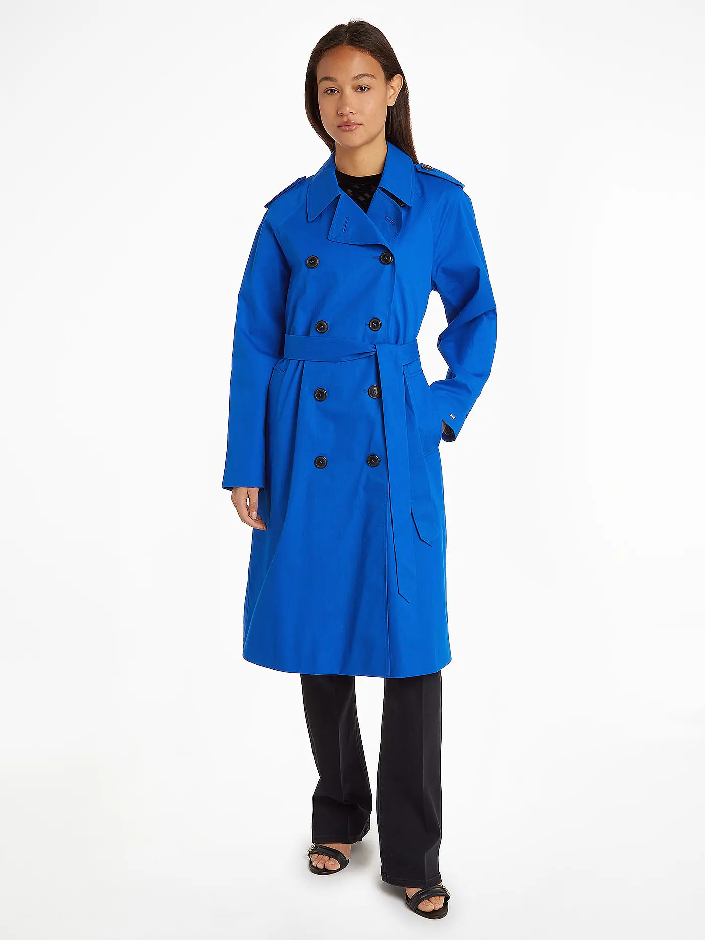 TOMMY HILFIGER | Trenchcoat | blau